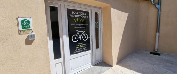 Espace vélo à Camaret-sur-Aygues