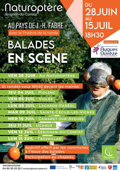 Affiche balades en scène
